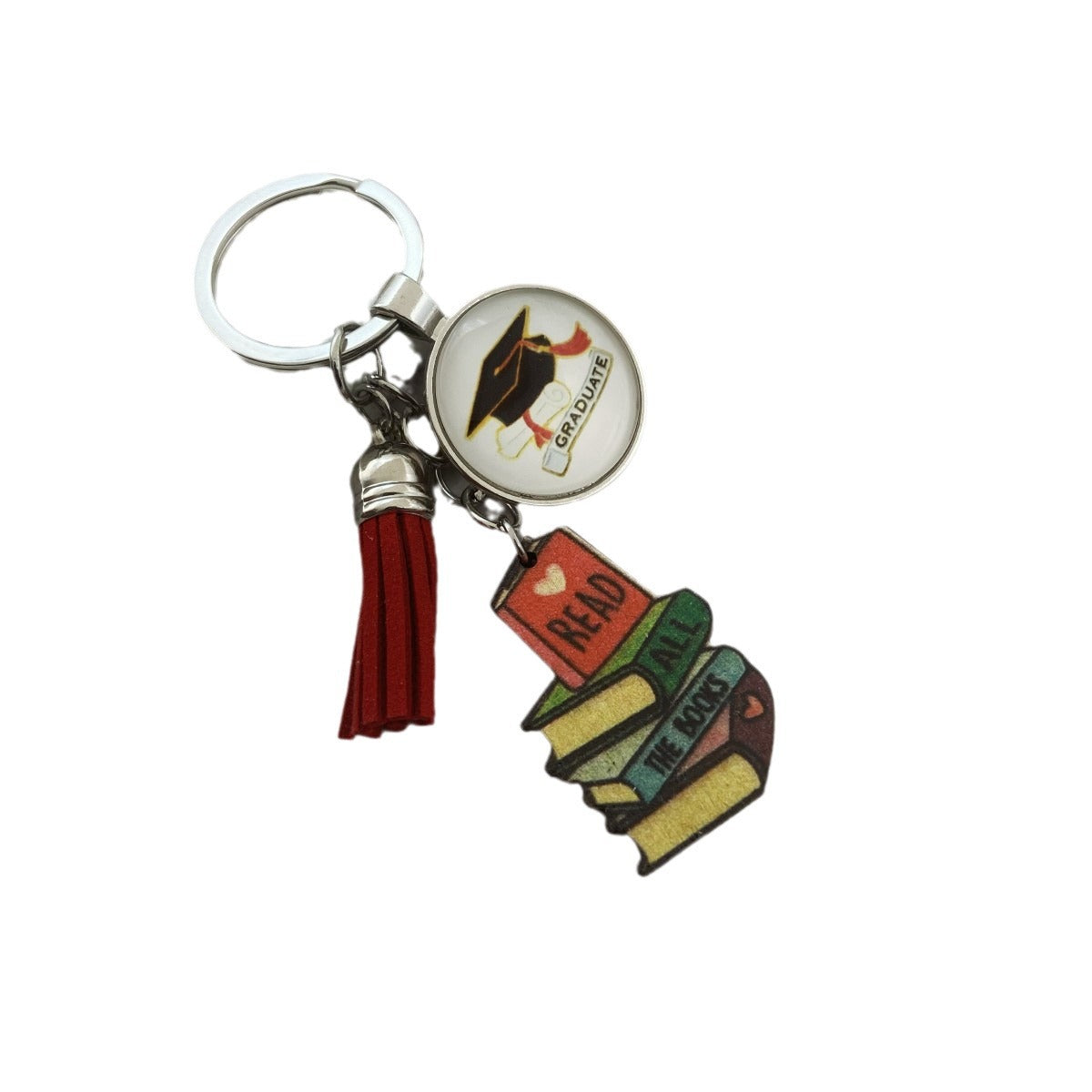 Wholesale Graduation Season Bachelor's Hats, Book Prints, Metal Keychains